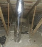 Skylight tube through ceiling cavity
