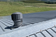 Silver 240mm installed on IBR roof