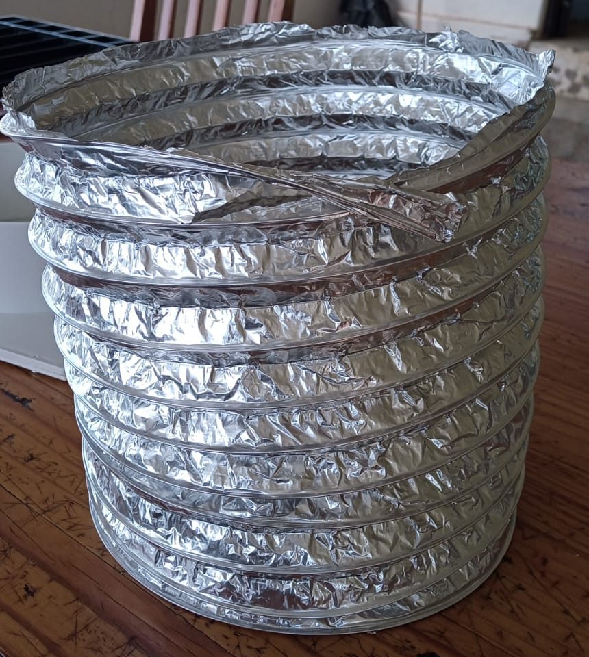 250mm Flexi Foil Ducting - per meter